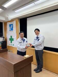 社長へサプライズ